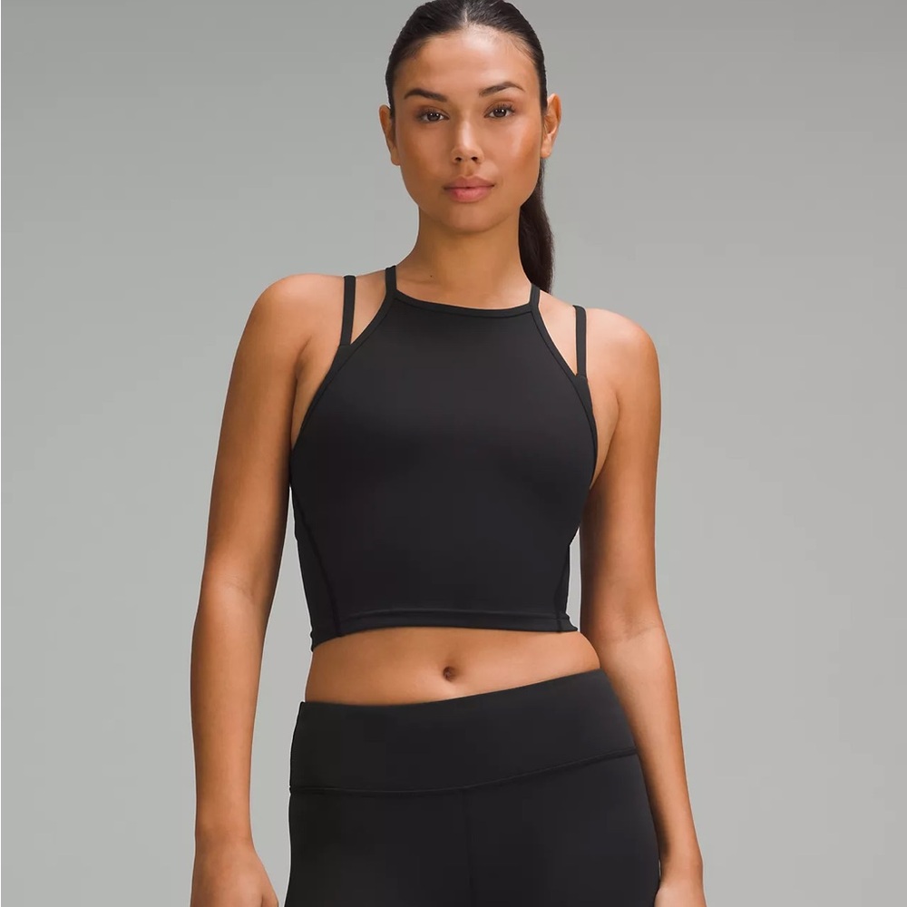 Wunder Train High-Neck Cross-Back Tank Top